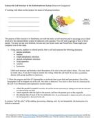 Eukaryotic Cell Diagram and Function Homework Assignment