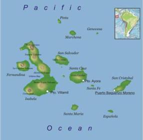 Galapagos Islands Map