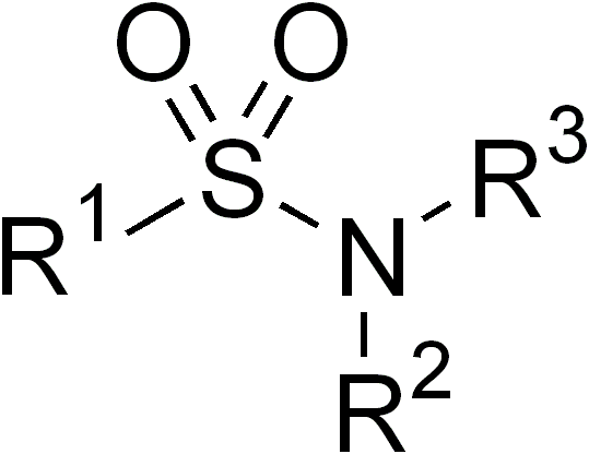general chemical structure of a sulfonamide